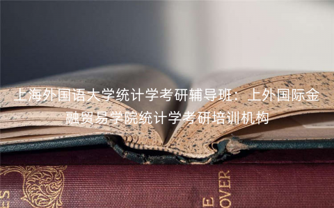 上海外国语大学统计学考研辅导班:上外国际金融贸易学院统计学考研培训机构 上海外国语大学统计学考研辅导班:上外国际金融贸易学院统计学考研培训机构