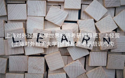 上海对外经贸大学世界经济考研辅导班:上经贸(上海对外经贸大学)世界经济考研培训机构 上海对外经贸大学世界经济考研辅导班:上经贸(上海对外经贸大学)世界经济考研培训机构